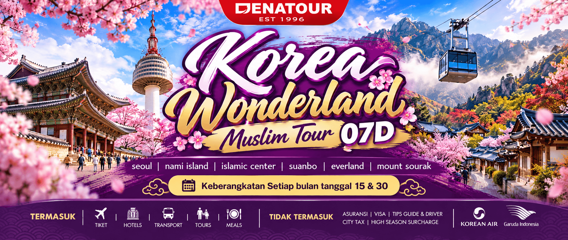 Korea Wonderland Muslim Tour | 07D 06N
