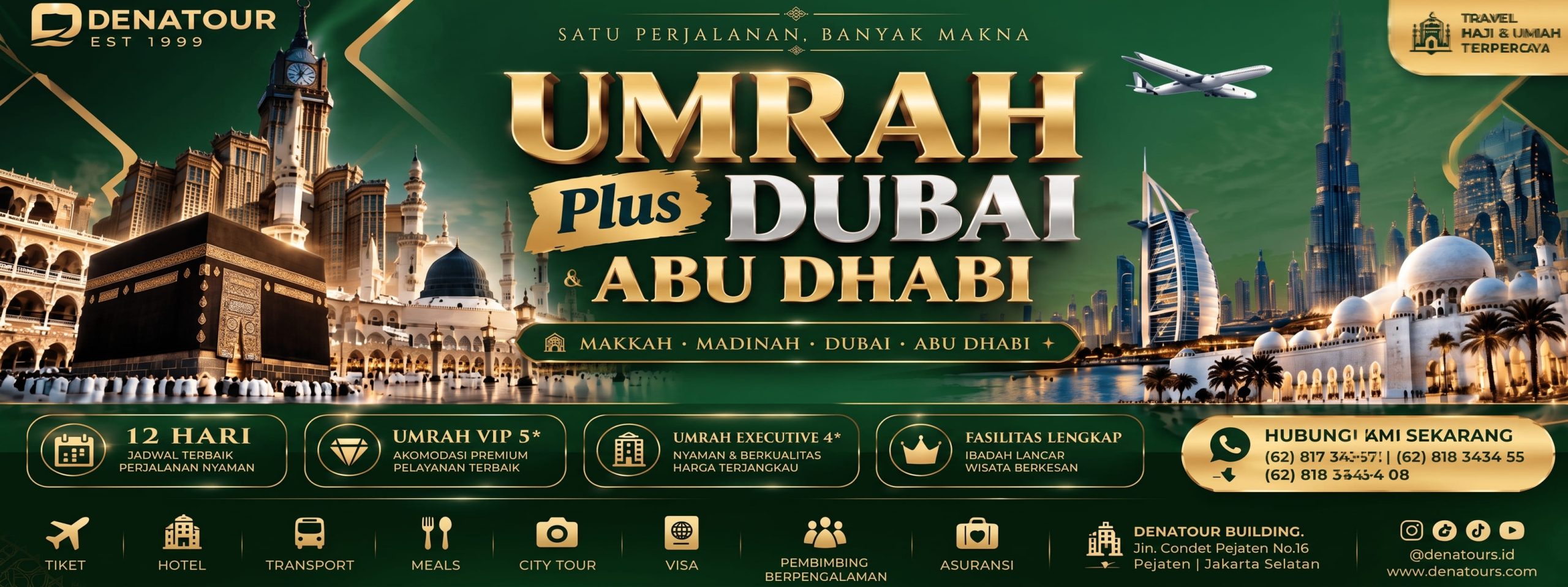 Umrah Plus Dubai Abu Dhabi 12 Days 2027