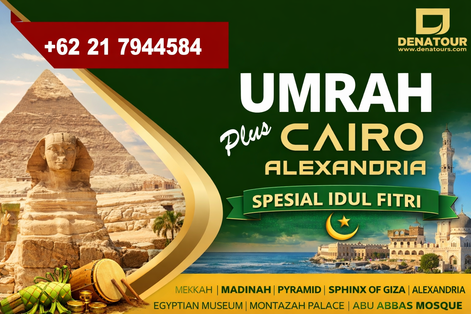 Umrah Plus Cairo – Alexandria 2025-2026  Spesial Idul Fitri