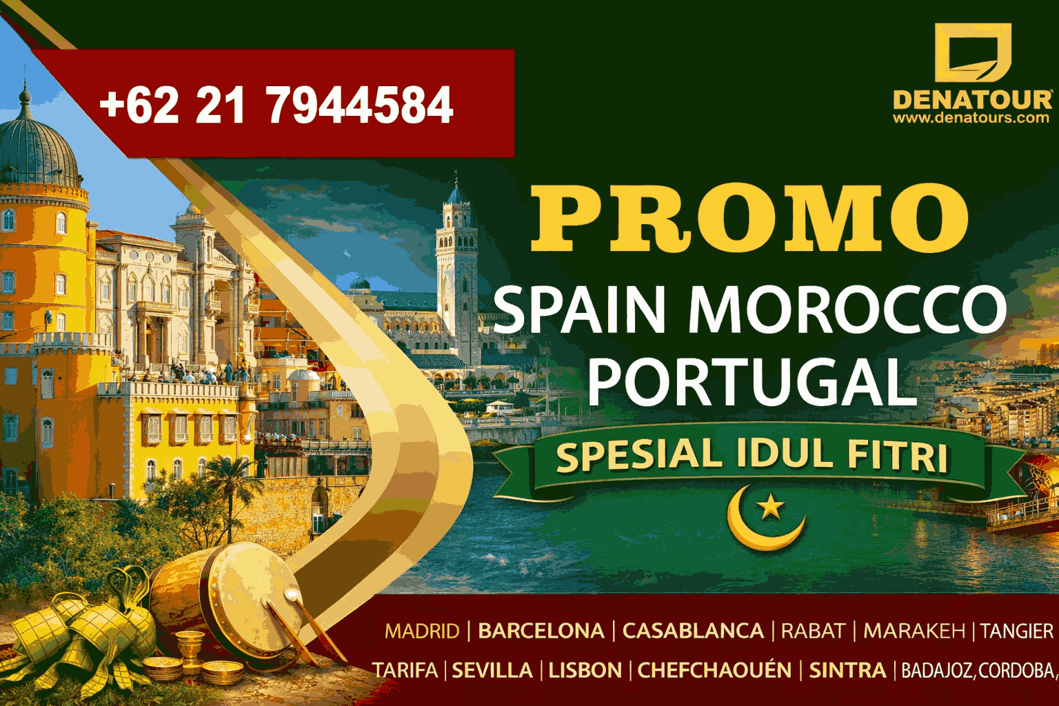 Spain maroko portugal spesial idul fitri